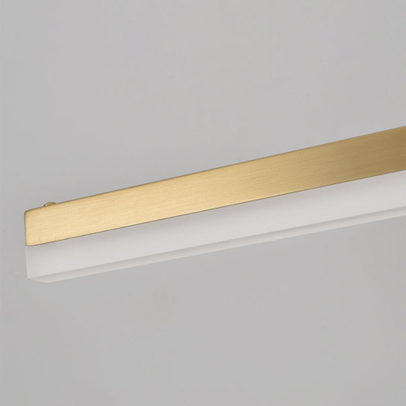Modern Minimalist Linear Vanity Wall Light Fixtures Metal Vanity Sconce With Intelligent Sensor