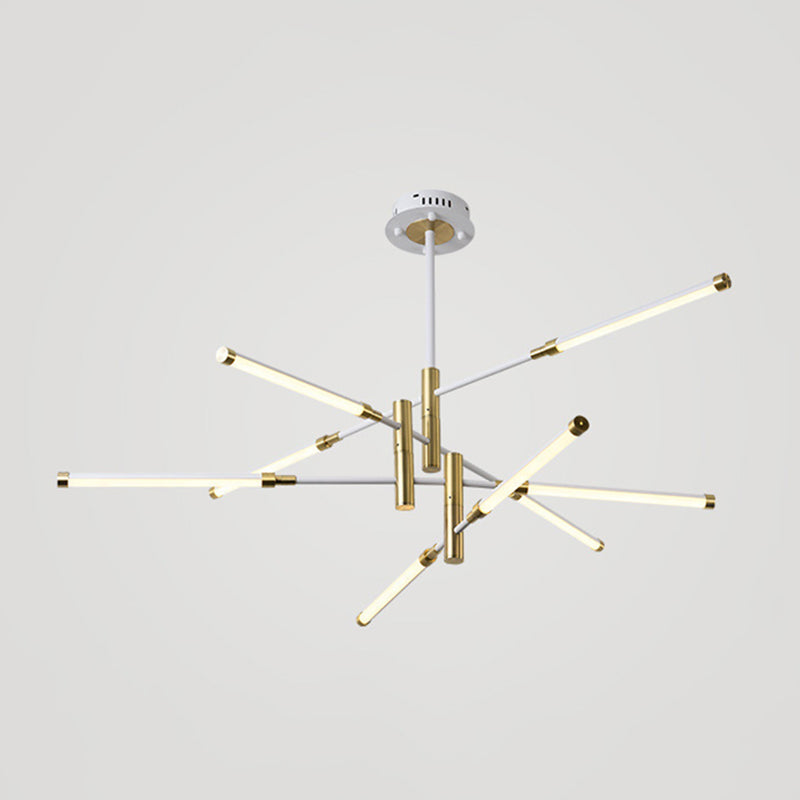 Acrylic Multi-Tier Ceiling Pendant Light Minimalistic LED Chandelier Lighting Fixture