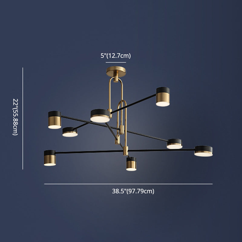 Lampada il lampadario Sputnik Light Segnalizzazione moderna Simplicità Acrilico Acrilico Illuminazione per il ristorante