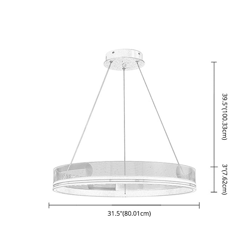 MODERNY SEMPLICITÀ AGLI ALLIMINE SULLORE ORBICOLARE ACRILICA ACCRIPUGGIO A CAPFEGGIO PER IL RISTATO