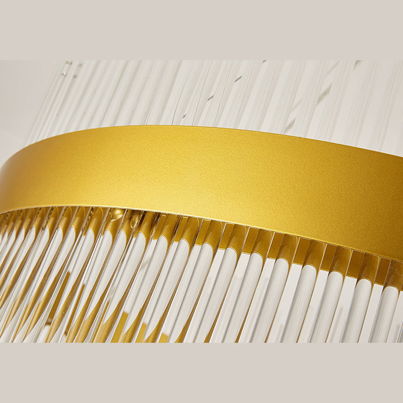 Lampada il lampadario circolare Light Segnalizzazione moderna Simplicity Crystal Crystal Ciondolo per il ristorante