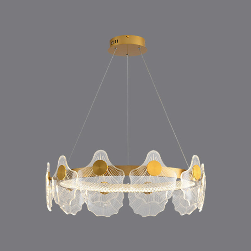 LED Chandelier Light Fixture Modern Simplicity Acrylic Pendant Lighting for Restaurant
