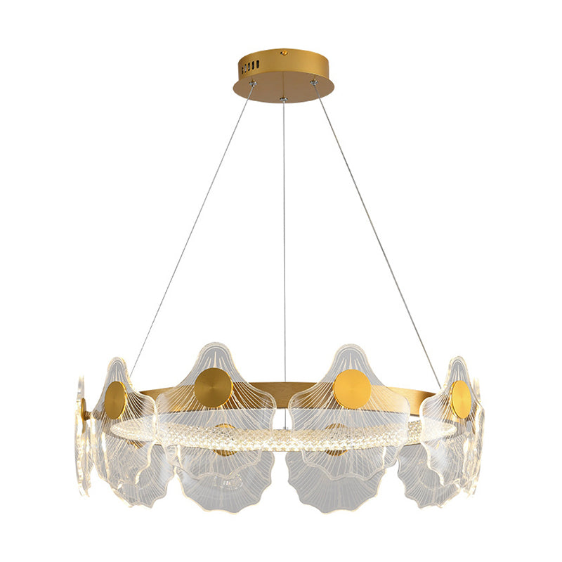 LED Chandelier Light Fixture Modern Simplicity Acrylic Pendant Lighting for Restaurant