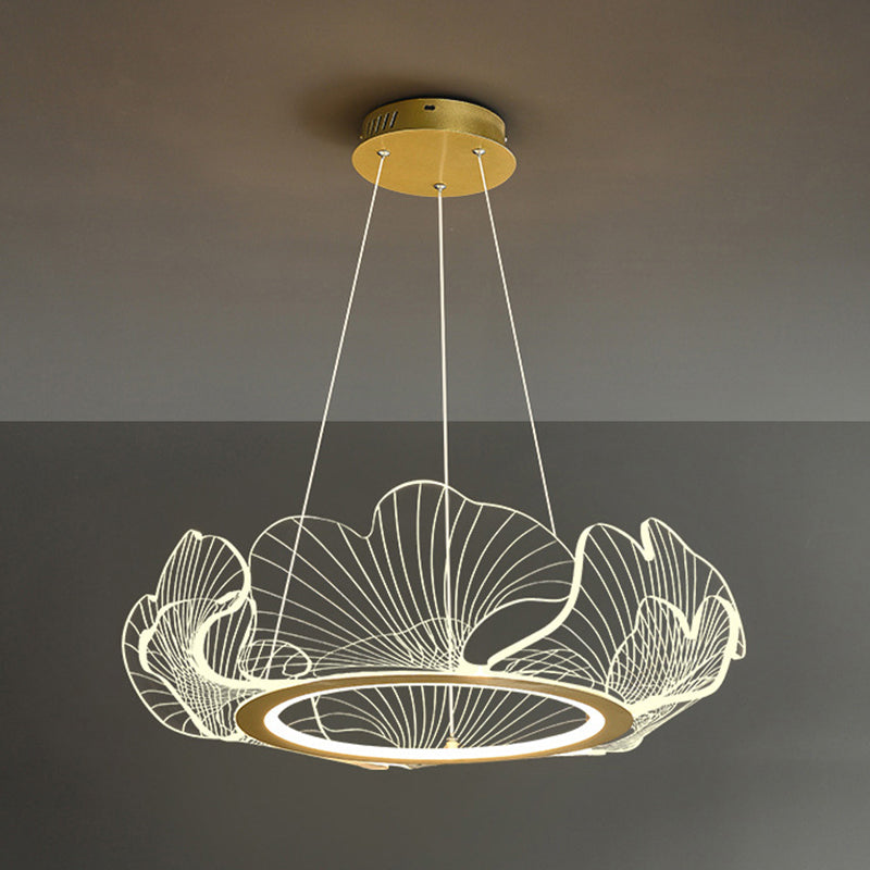 LED Chandelier Light Fixture Modern Simplicity Acrylic Pendant Lighting for Restaurant