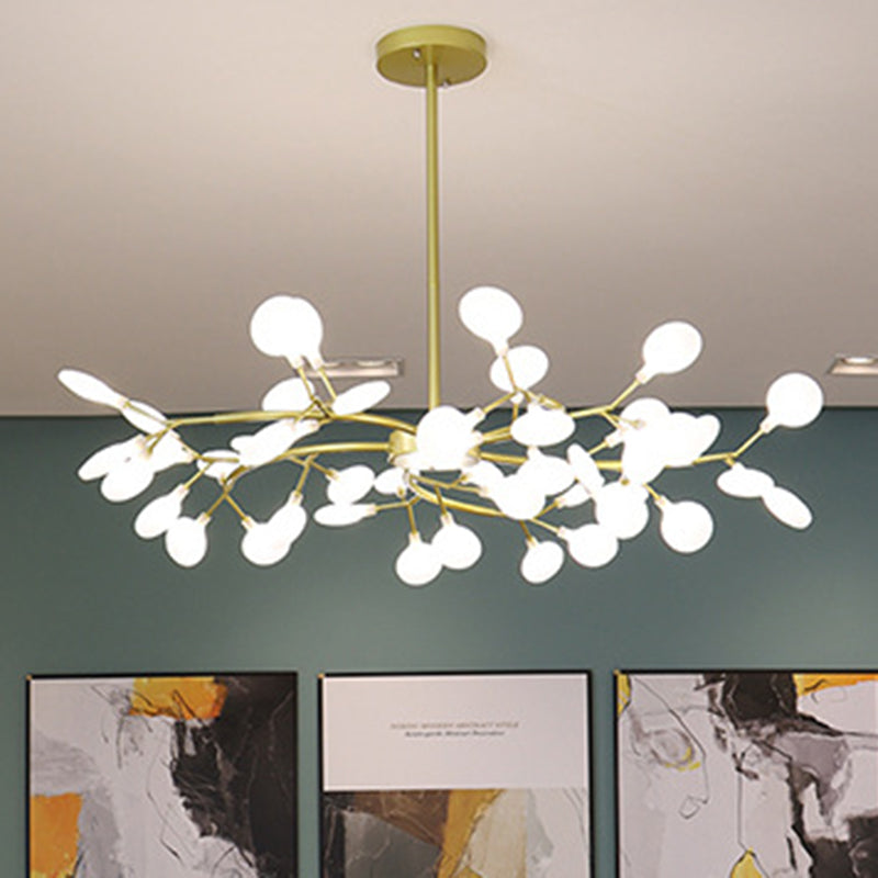 Heracleum Chandelier Light Fixture Modern Designer Acrylic Pendant Lighting for Restaurant