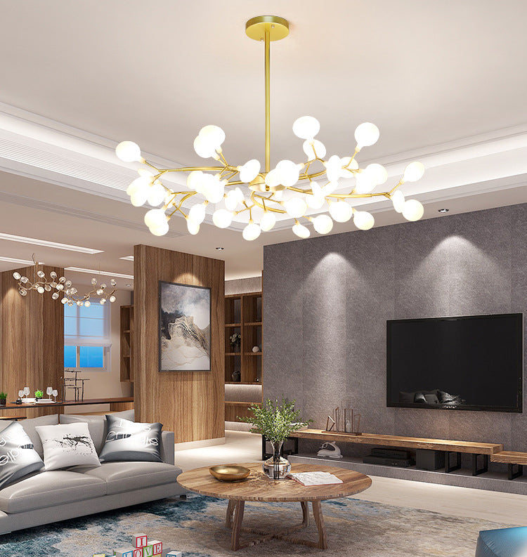 Heracleum Chandelier Light Fixture Modern Designer Acrylic Pendant Lighting for Restaurant