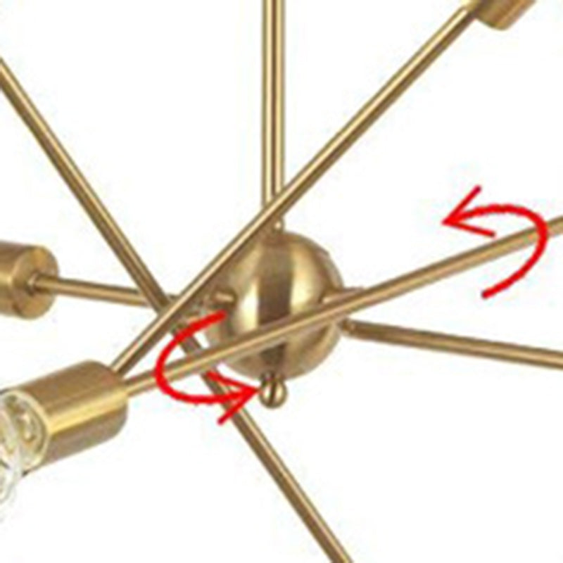 Lampada a bulbo esposto industriale Lampada a sospensione in metallo Light per soggiorno