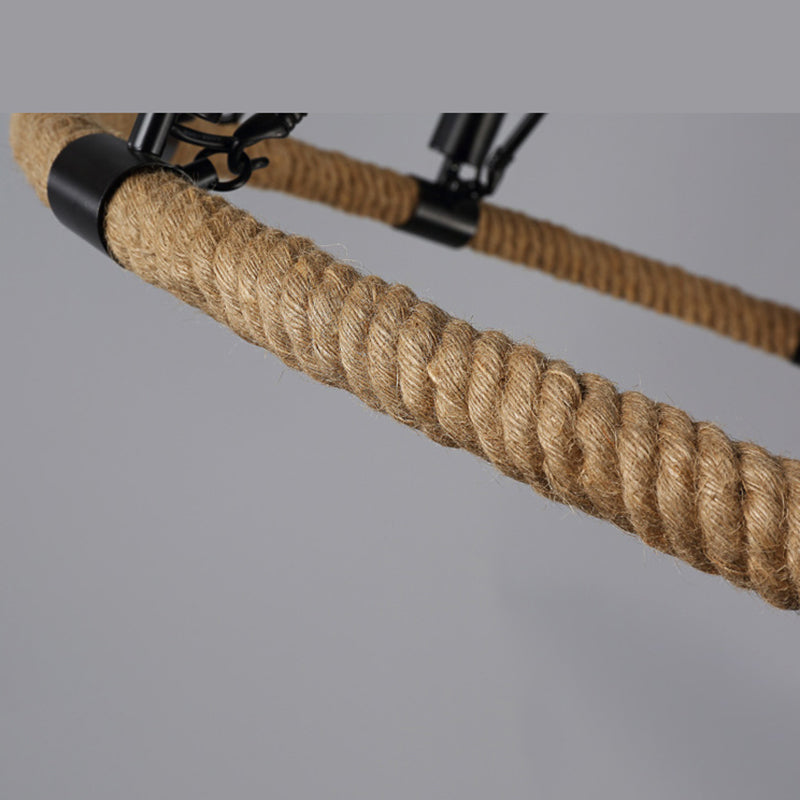 Luz de lámpara de araña expuesta iluminación colgante de metal industrial para restaurante