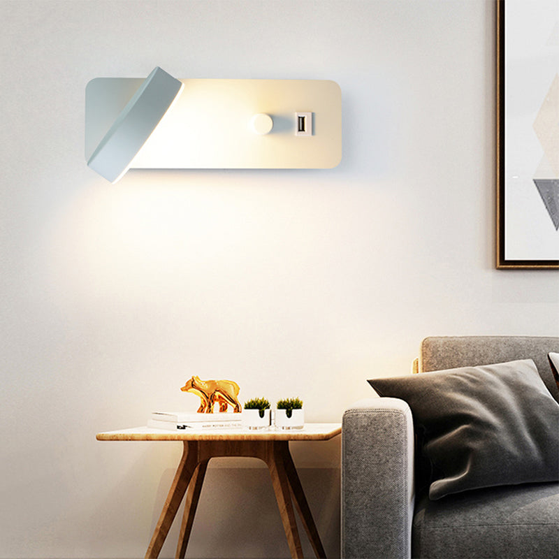 Minimalismo moderno Minimalismo LEDDA LETTURA LAMPAGGIO LAMPAGGIO ANGOLO REGOLABILE MOLTO MOLTO SCONCE LAGUA DELLA MOLTA CON STUSTRO DEMING + DESIGN USB