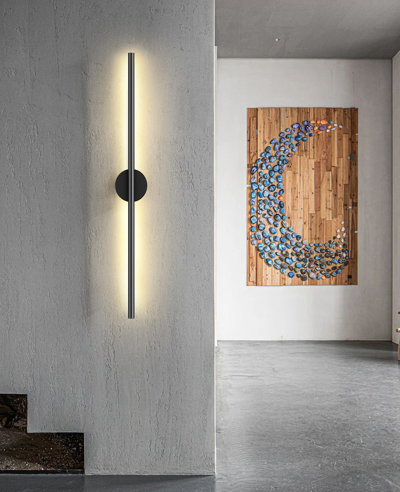 Modern Minimalist Style Linear Wall Mounted Light Fixture Acrylic Wall Light Sconces for Living Room
