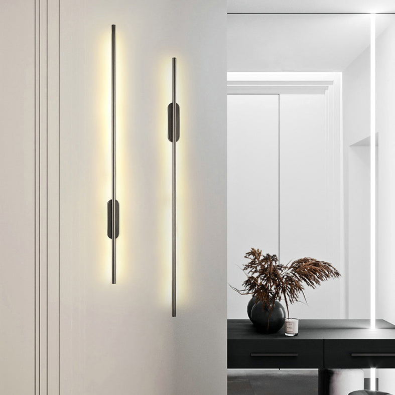 Modern Minimalist Style Linear Wall Mounted Light Fixture Acrylic Wall Light Sconces for Living Room
