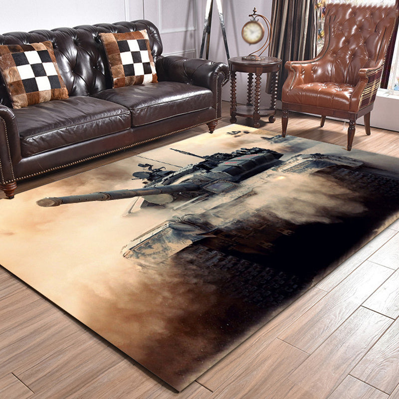 Novelty Area Rug Polyester 3D Printing Carpet Washable Area Carpet for Living Room