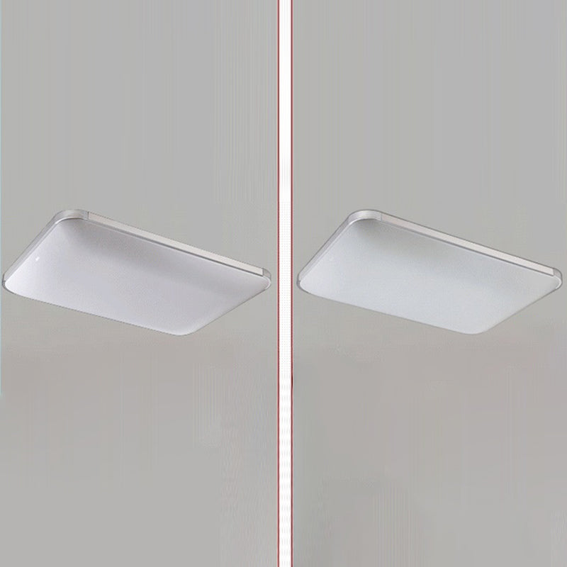 Plafonnier LED en aluminium de style moderne, plafonnier de salon avec 1 lumière