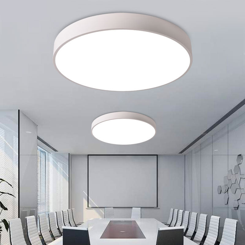 Modern Round Ceiling Flush Mount Lights Metal Flush Mount Ceiling Lighting Fixture for Office