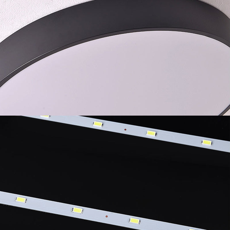 Modern Round Ceiling Flush Mount Lights Metal Flush Mount Ceiling Lighting Fixture for Office