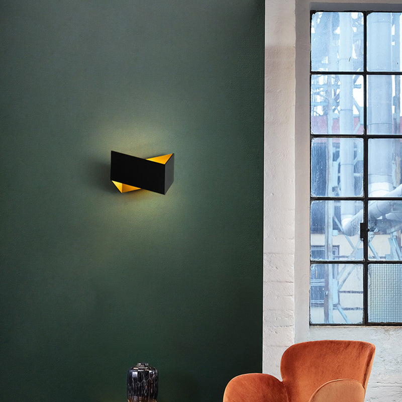 Moderne minimalistische stijl Origami Wall Light SCONCES Metaal 1 Lichtwandverlichting voor woonkamer