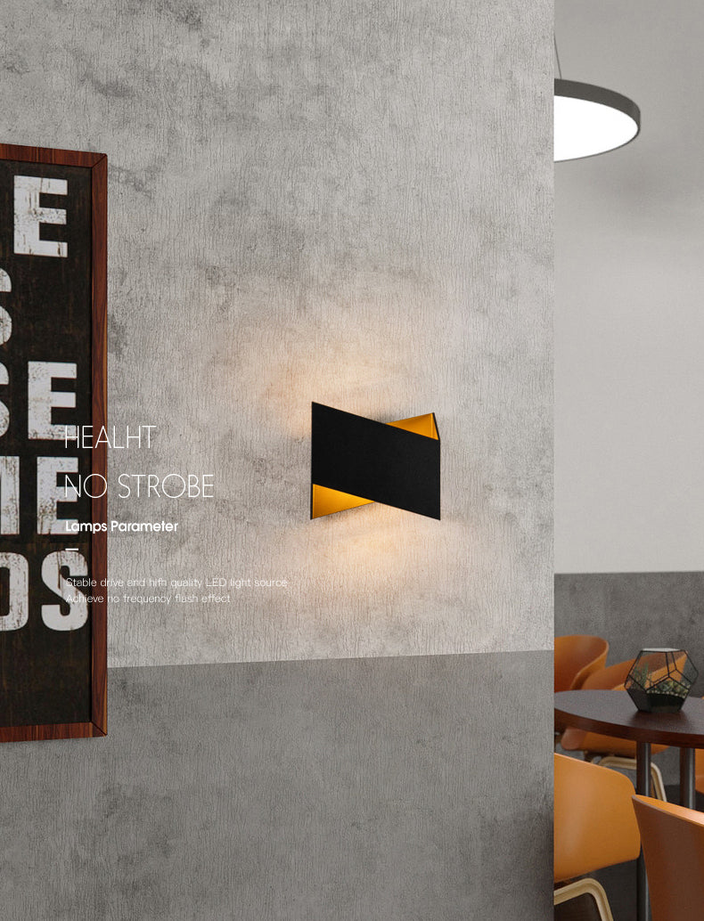 Moderne minimalistische stijl Origami Wall Light SCONCES Metaal 1 Lichtwandverlichting voor woonkamer