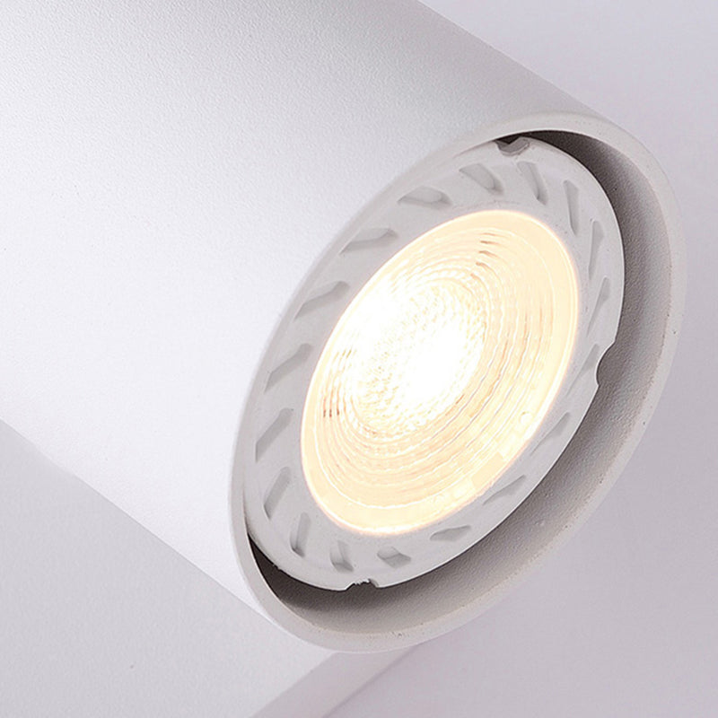 Moderno moderno muro in stile cilindro monte leggero metallo 1 flioncini per parete per camera da letto