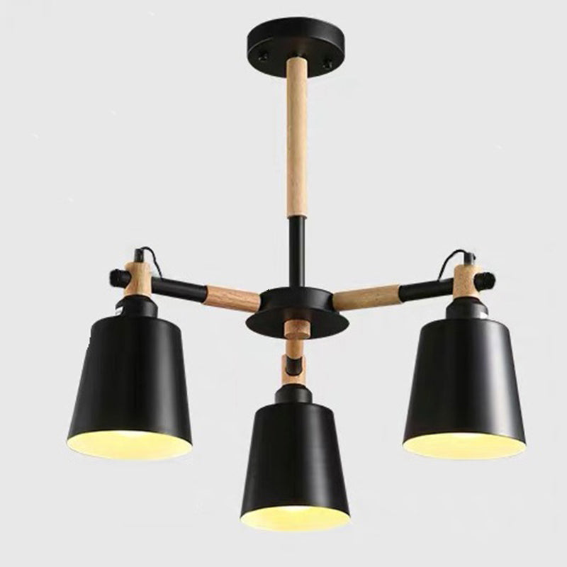 Wrought Iron Sputnik Pendant Light in Modern Simplicity Macaron Ceiling Light for Living Room
