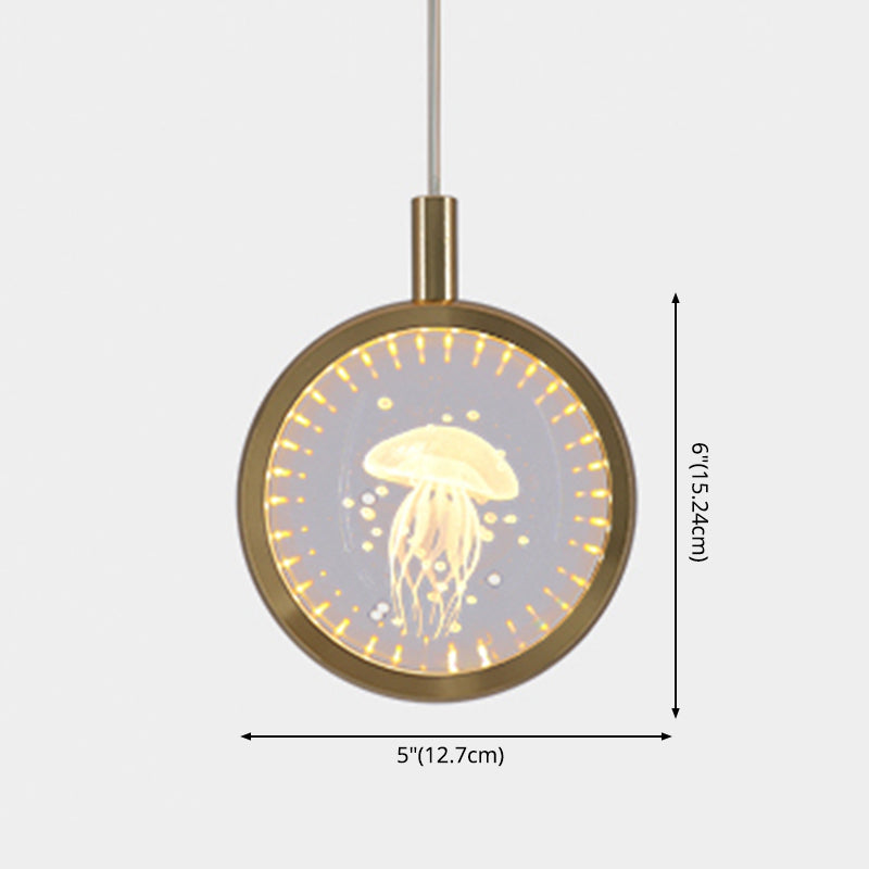 Luce a pendolo a LED LEDULUM GOLDO NOVITÀ SEMPRE CRIDULE CRIDULE LUCE PER CAMERA DA LETTA