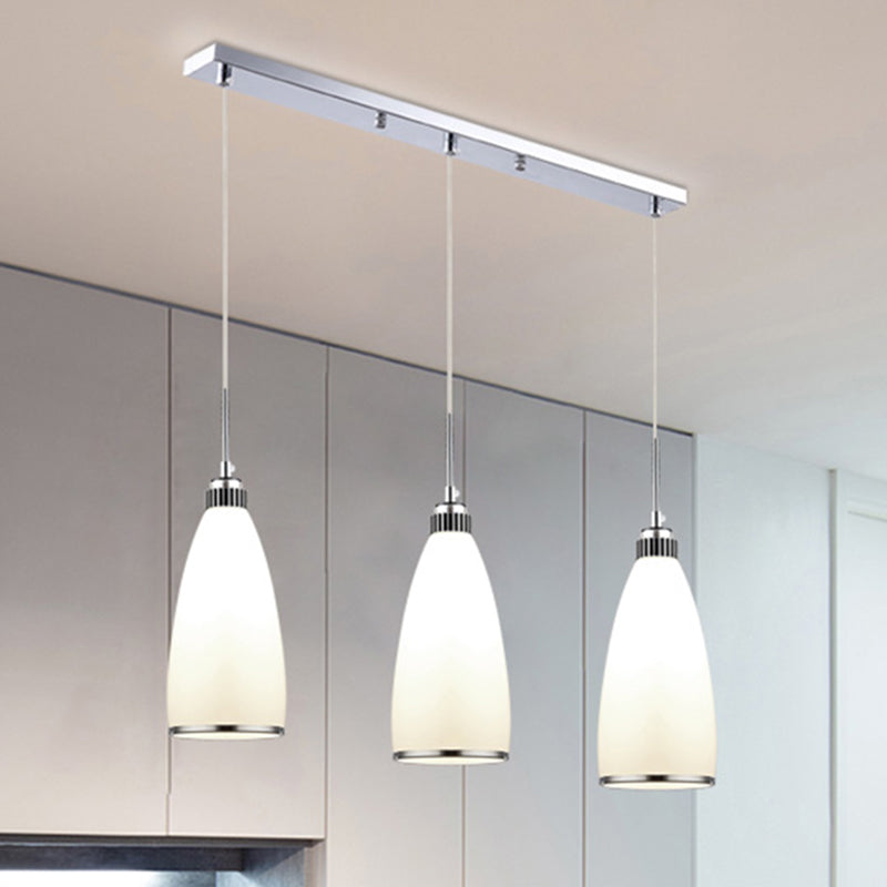 Bell Shade hanglamp Lichte armatuur moderne glazen eetkamer plafond suspensielamp