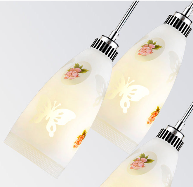 Bell Shade hanglamp Lichte armatuur moderne glazen eetkamer plafond suspensielamp