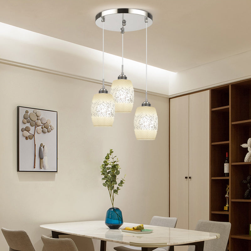 Bell Shade hanglamp Lichte armatuur moderne glazen eetkamer plafond suspensielamp