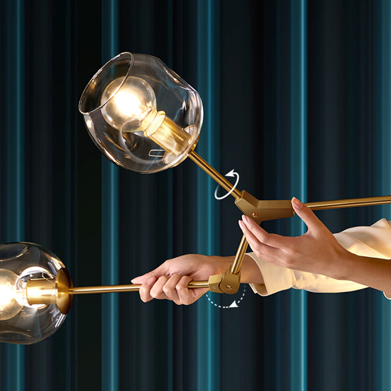 Ceiling Pendant Transparent Glass Lighting Foyer Light Bedroom Light