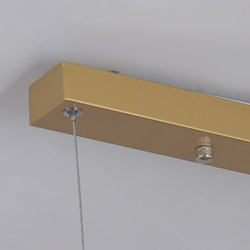 LED-Cluster-Ring-Anhänger Beleuchtung minimalistischer Metall 3-Kopf-Esszimmer Hängende Leuchte