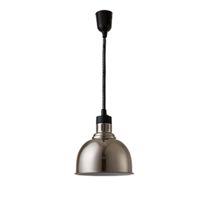 Retractable Bowl Shade Hanging Lighting Postmodern Metal 1 Bulb Restaurant Pendant Lamp