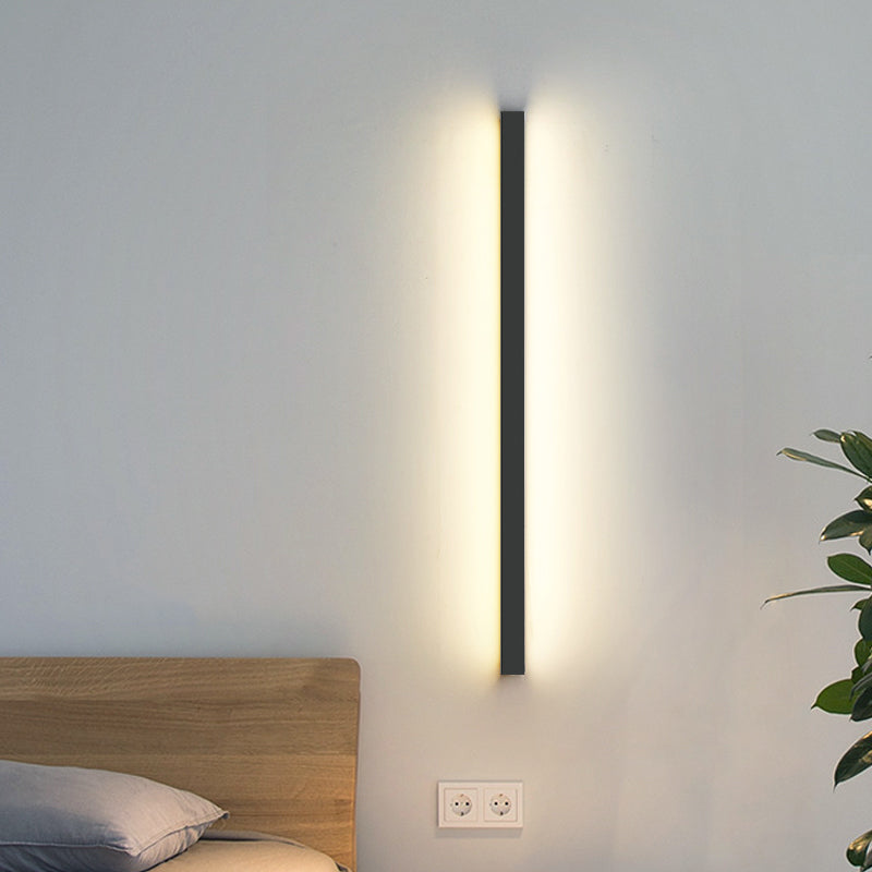 Modern Minimalist Style Thin-Line Wall Mounted Light Fixture Metal Wall Light Sconces for Living Room