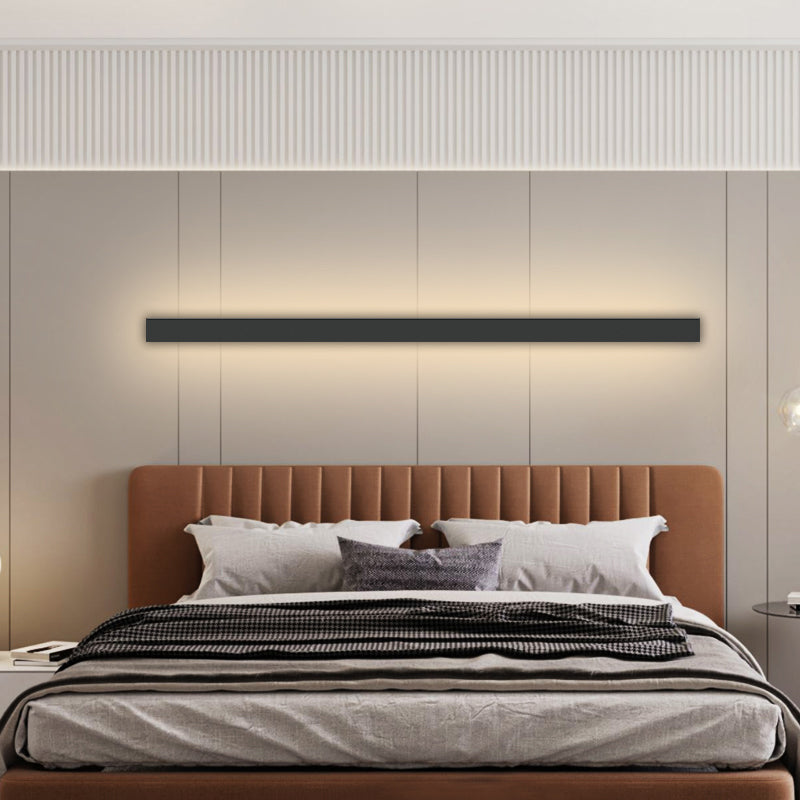 Modern Minimalist Style Thin-Line Wall Mounted Light Fixture Metal Wall Light Sconces for Living Room