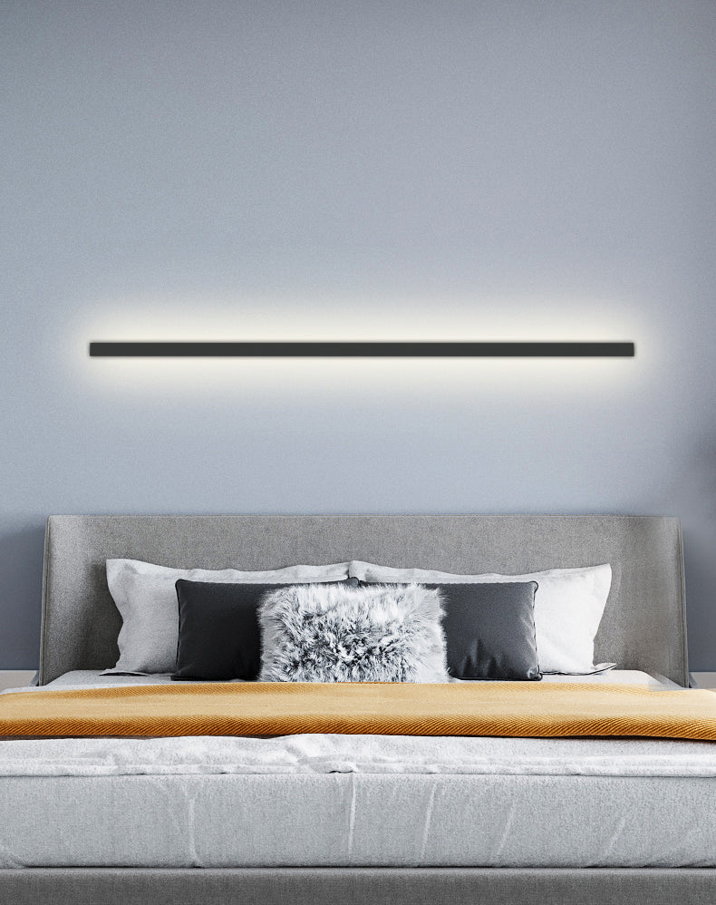 Modern Minimalist Style Thin-Line Wall Mounted Light Fixture Metal Wall Light Sconces for Living Room