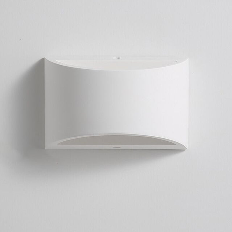 Simplicity Indoor LED Wall Lamp Modern Style Geometric Shaped Aluminum Alloy Sconce Light in White