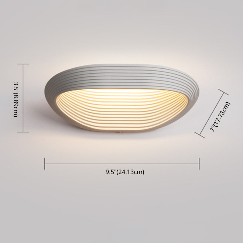Nordic Style Minimalism LED Wall Lamp Creative Layered Metal Shaped Home Decorative Sconce Light for Bedroom