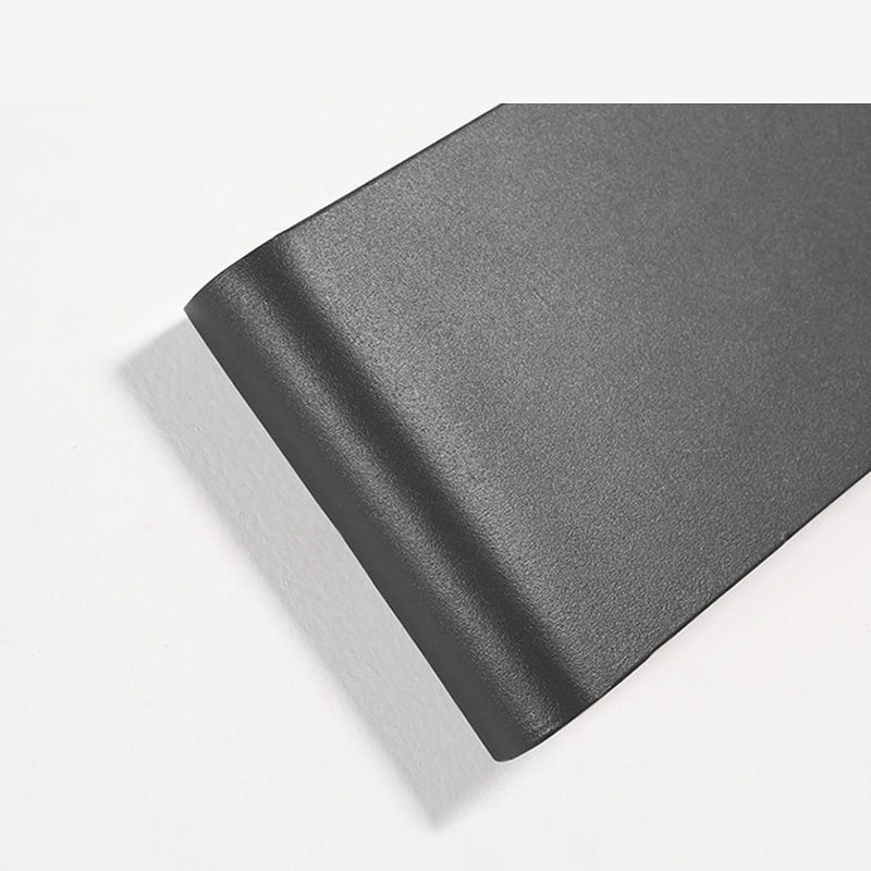 Frosted Black Aluminium LED LED Wandleuchte modern