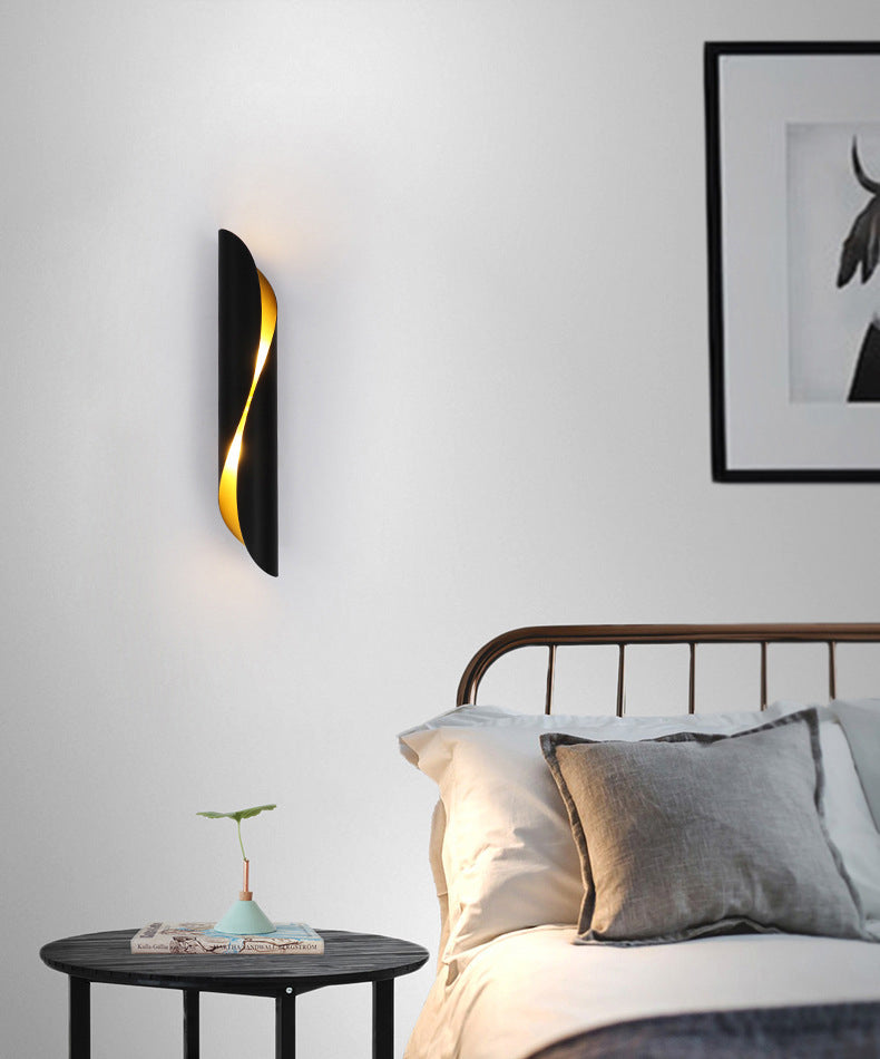 18.8" Post-modern Style Metal Wall Lamp 2-Lights Creative Sconce Lighting for Hallway Dining Room