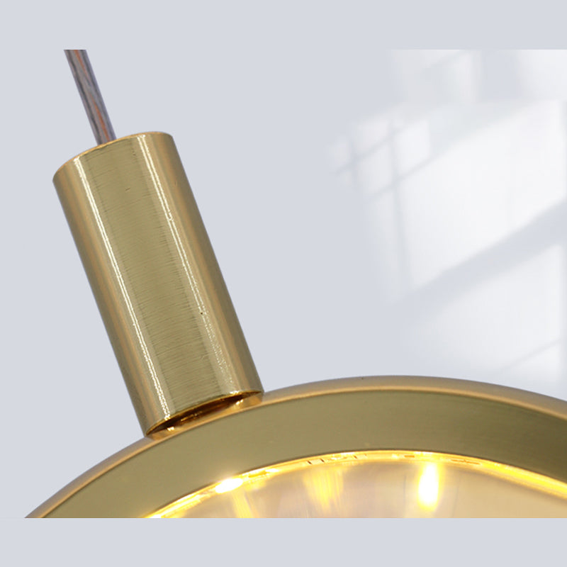 Luce a pendolo a LED LEDULUM GOLDO NOVITÀ SEMPRE CRIDULE CRIDULE LUCE PER CAMERA DA LETTA