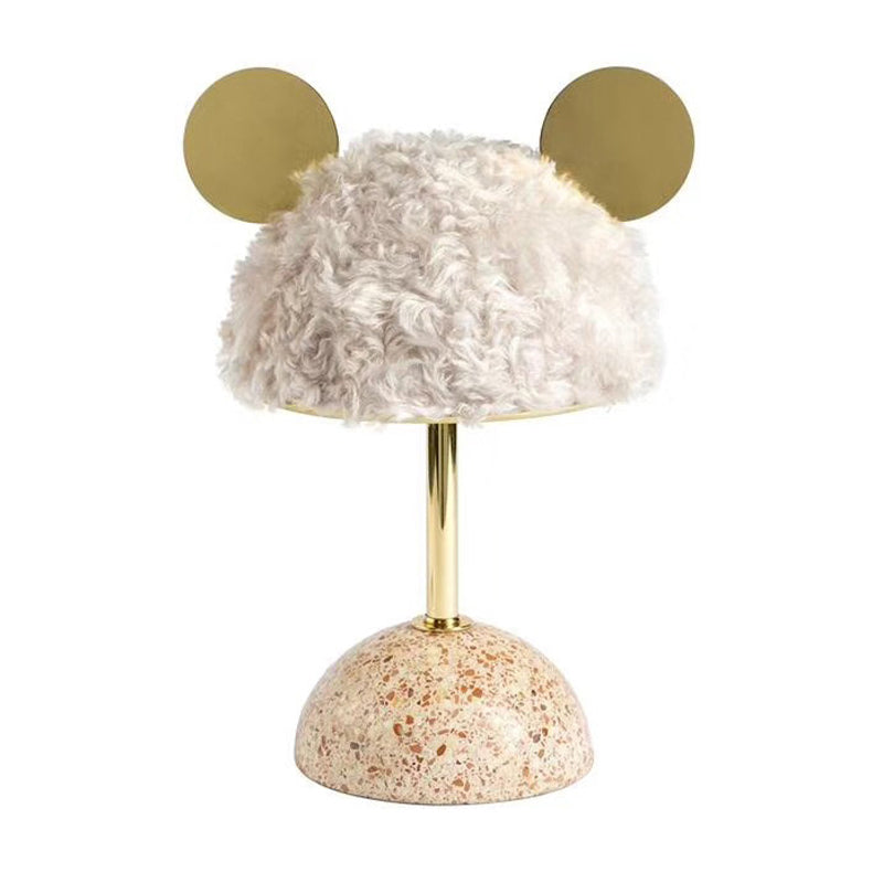 Kuppeltischlampe moderner Stil zeitgenössischer 1 hell weißes/rosa/grünes Tasklicht mit Basis