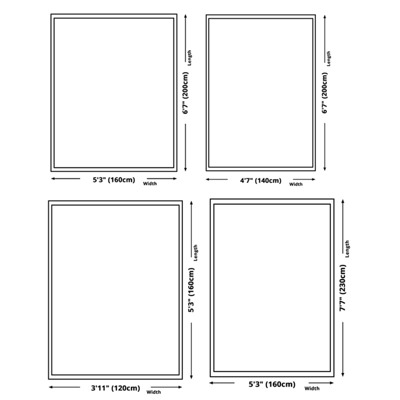 Abstract Area Rug Polyester Watercolor Indoor Rug Washable Carpet for Living Room