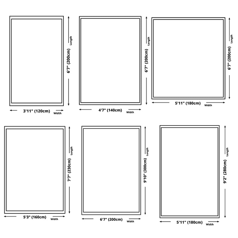 Living Room Indoor Rug Abstract Printing Area Carpet Polyester Non-Slip Backing Carpet