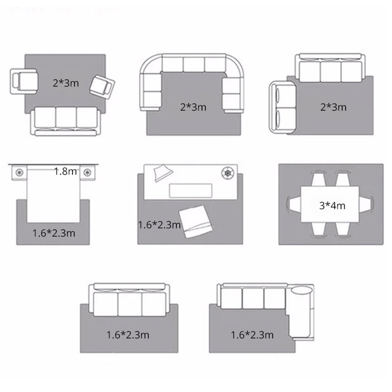 Abstract Indoor Rug Polyester Ink Painting Carpet Washable Area Rug for Living Room