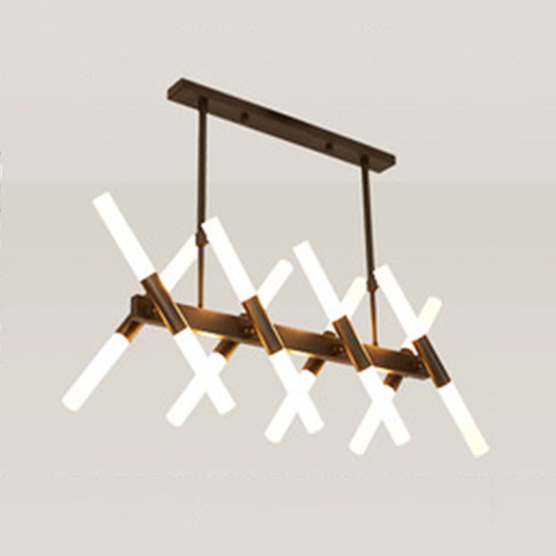 Acrylic Sputnik LED Island Pendant Light in Modern Creative Style Wrought Iron Ceiling Light for Dining Room