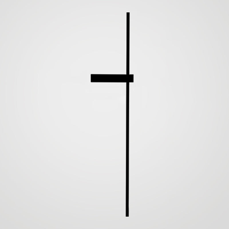 Moderno Minimalista Estilo lineal Luz montado en la pared lineal Ideas de iluminación de pared acrílica para sala de estar