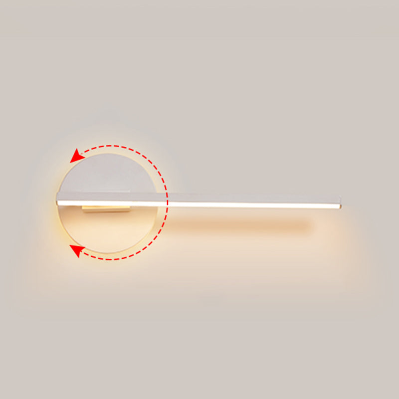 Modern Minimalist Minimalist Lampone lineare a parete Lampada Idee per illuminazione da parete in gel di silice per soggiorno