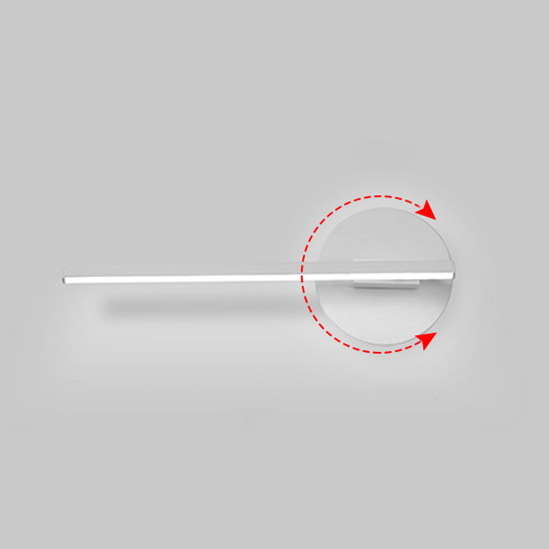 Modern Minimalist Minimalist Lampone lineare a parete Lampada Idee per illuminazione da parete in gel di silice per soggiorno