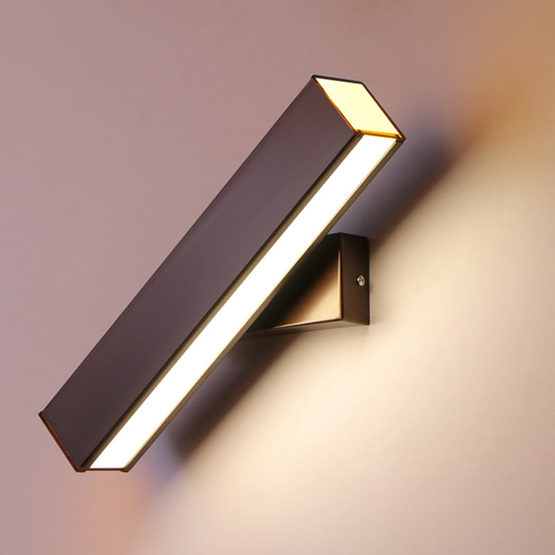 Modern Minimalist Style Rectangle Shade Multe Montate Metal 1 Light Sconce Light Set per camera da letto