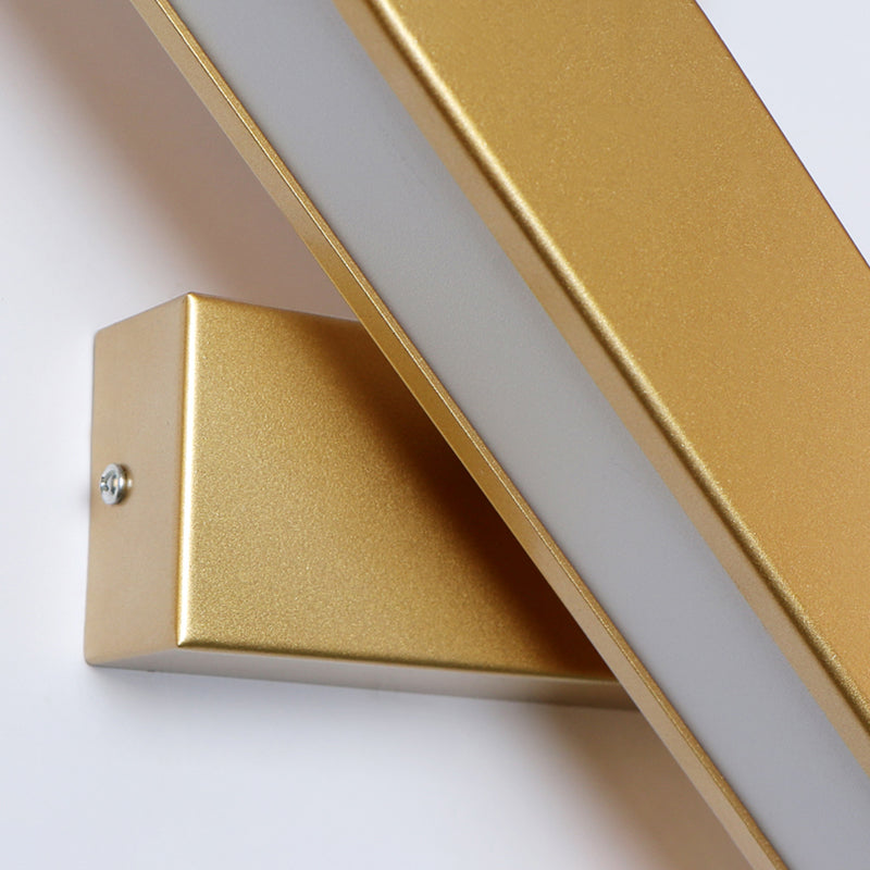 Modern Minimalist Style Rectangle Shade Multe Montate Metal 1 Light Sconce Light Set per camera da letto