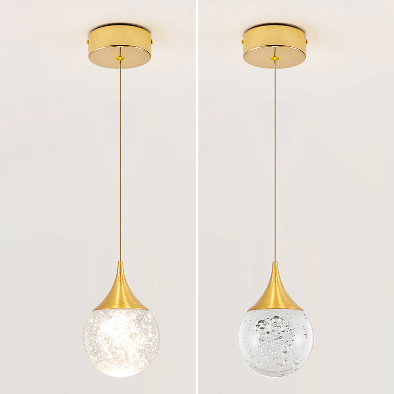 Mini Crystal Plafond Suspension lampe LED moderne LEMPORT DE PROSITIF POUR LA CHAMBRE