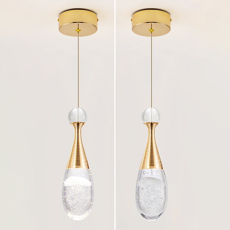 Mini Crystal Plafond Suspension lampe LED moderne LEMPORT DE PROSITIF POUR LA CHAMBRE